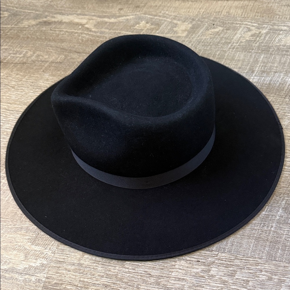 NWT Lack Of Color Noir Rancher Black Hat Size Medium